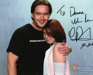 Me and Gareth David-Lloyd