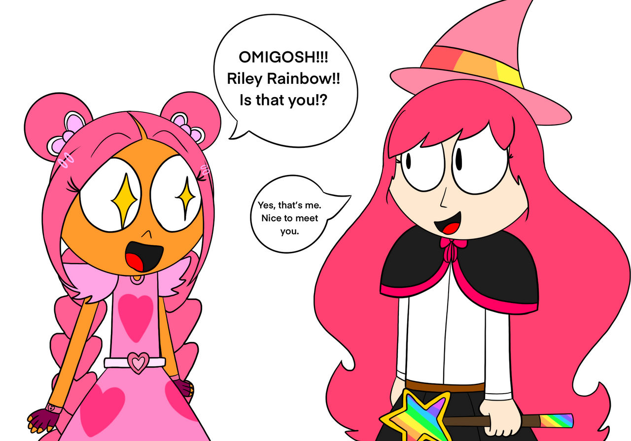 Pink Wonder meets Riley Rainbow by DeeCourtney3 on DeviantArt