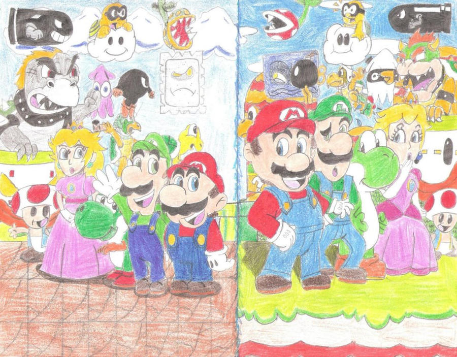 Mario Generations Mario Generations by Banjo-Geek on DeviantArt