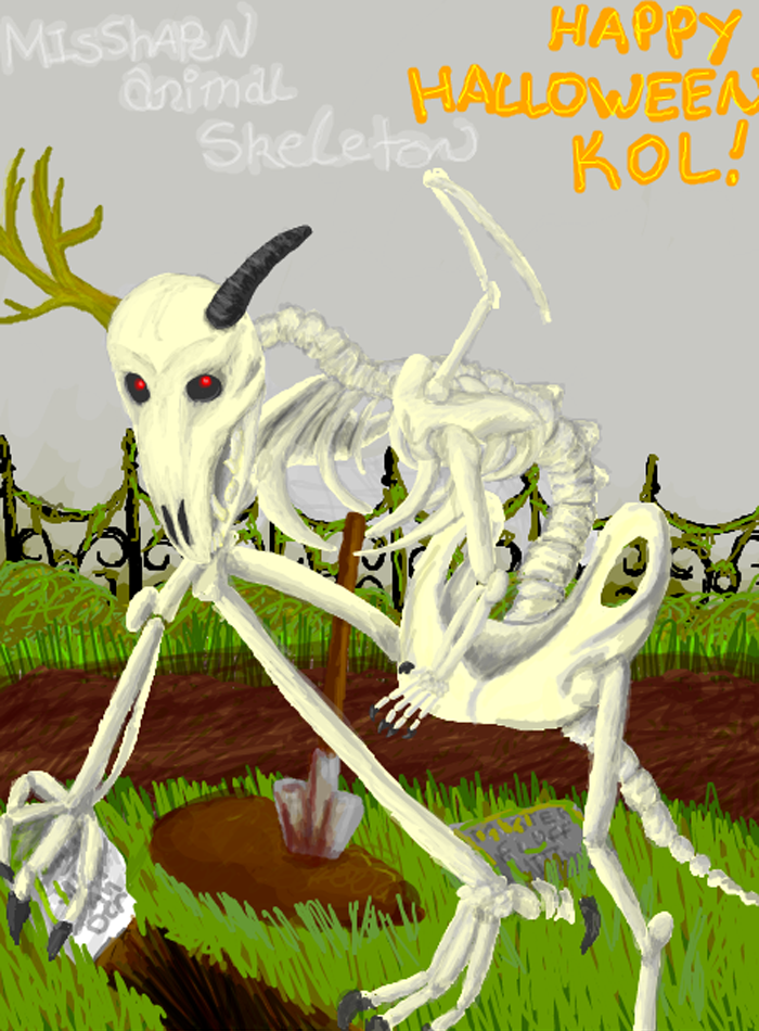 KOL: Misshapen Animal Skeleton by myu2k2 on DeviantArt