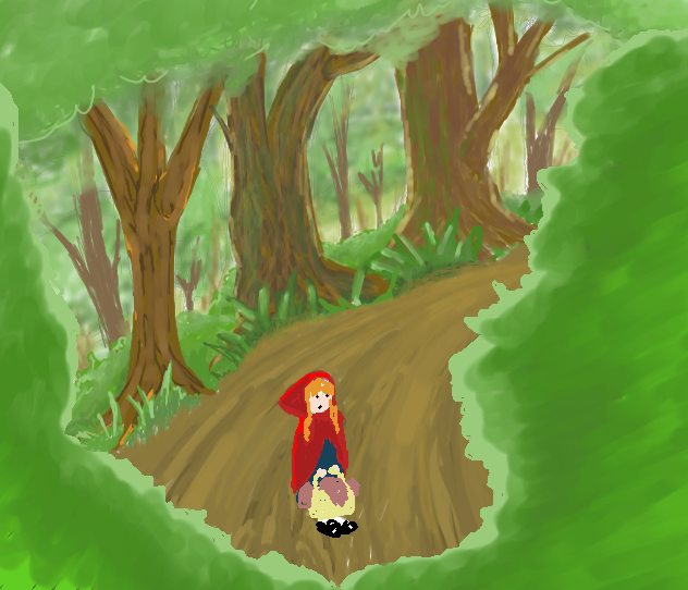 Paint Chat: Red Riding Hood