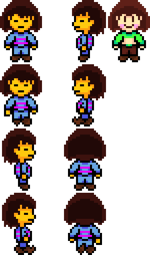 UNDERTALE: Frisk and Chara (Bits n' Pieces styled) by TheCamilocho49 on  DeviantArt