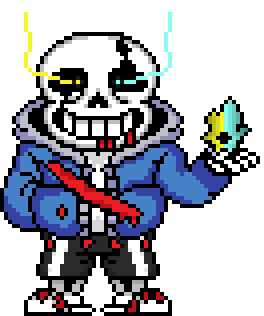 Hard Mode sans by cu (every attack need 1000 years for finish