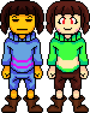 Undertale Frisk And Chara Battle Sprite By Carno Power On Deviantart Undertale Frisk And Chara Battle Sprite By Carno Power On Deviantart
