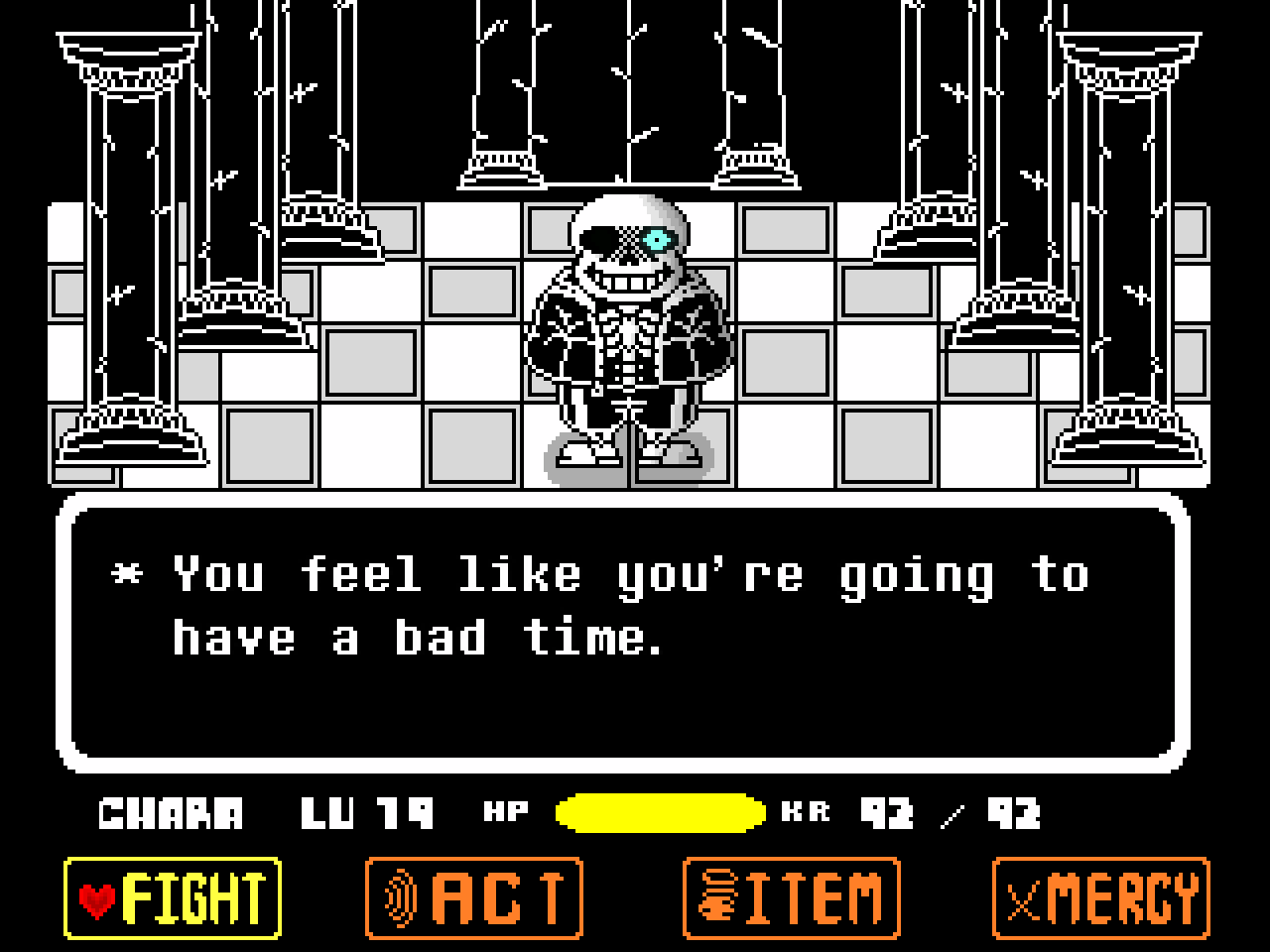 Sans - Undertale - You're gonna have a bad time!