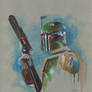 Boba Fett Watercolors