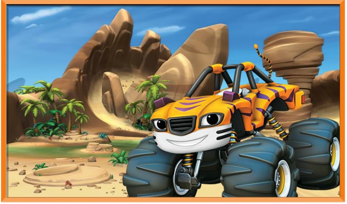 Nickelodeon Blaze And The Monster Machines Básico - Stripes em