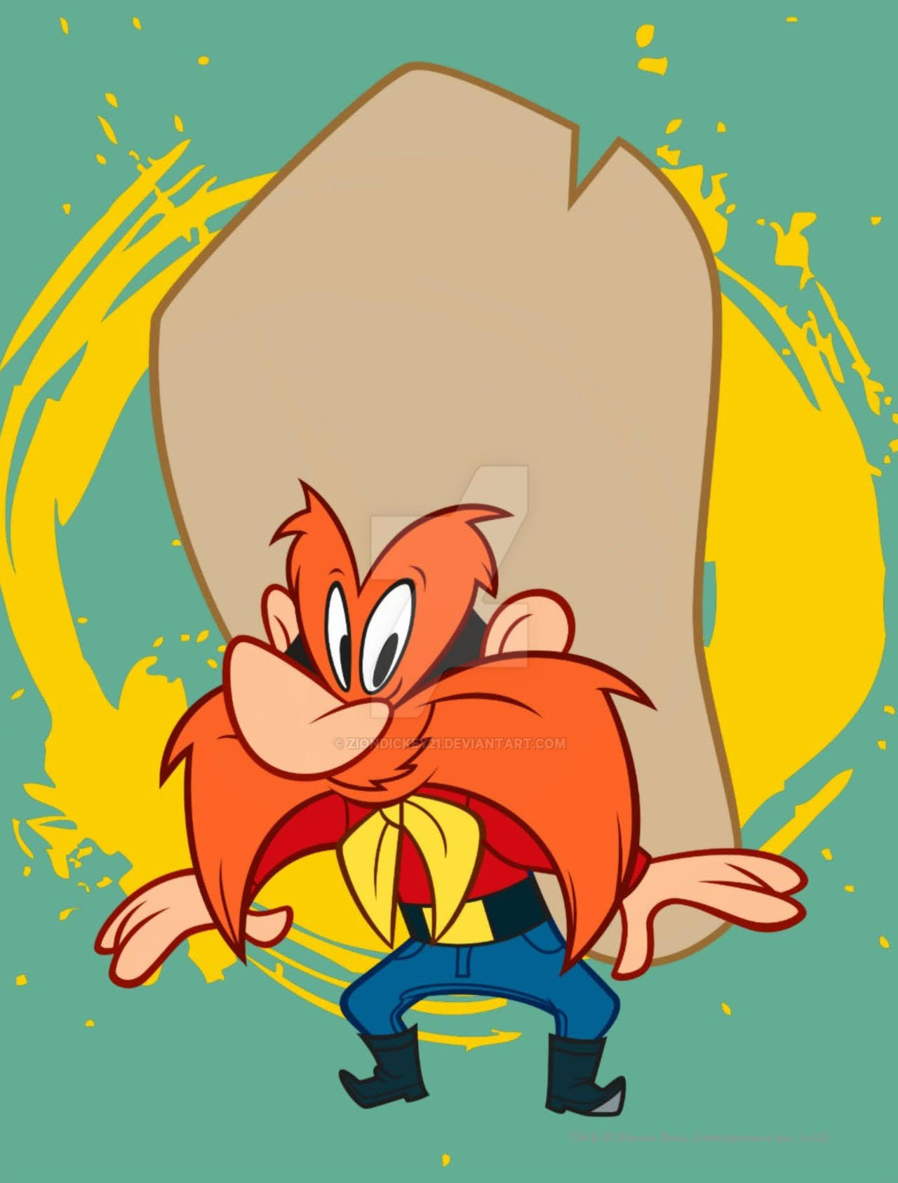 Yosemite sam by Ziondickey21 on DeviantArt