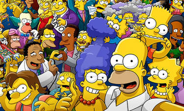 The simpsons on the deviantart