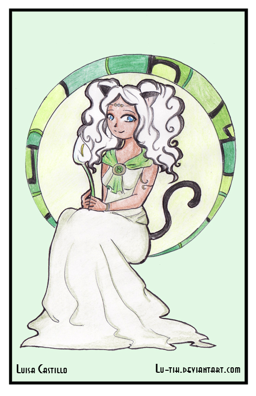 Gata Art Nouveau by Lutih