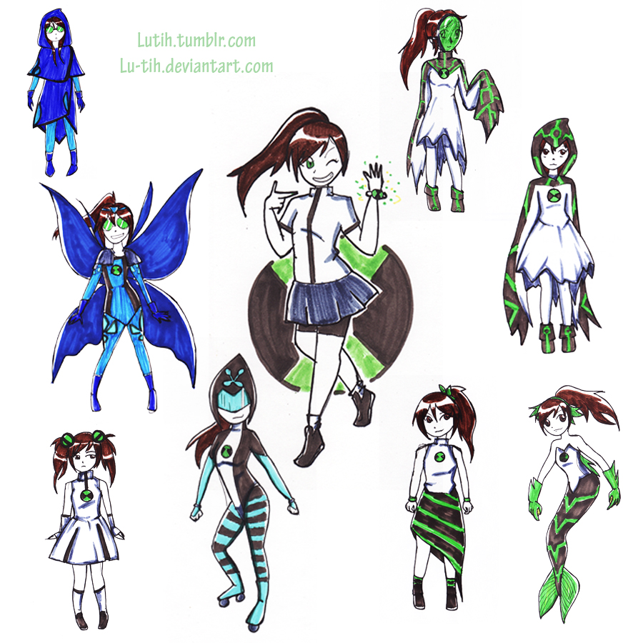 Ben10 - mahou shojo dresses