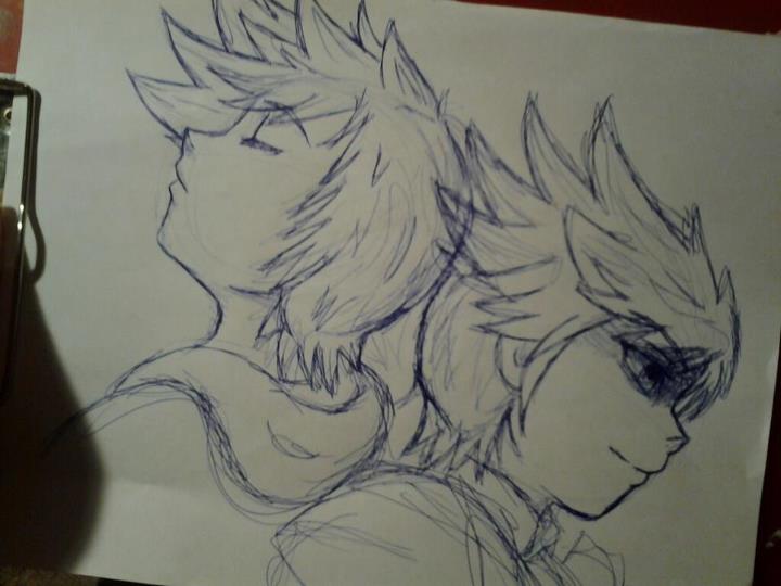 Roxas and Ventus