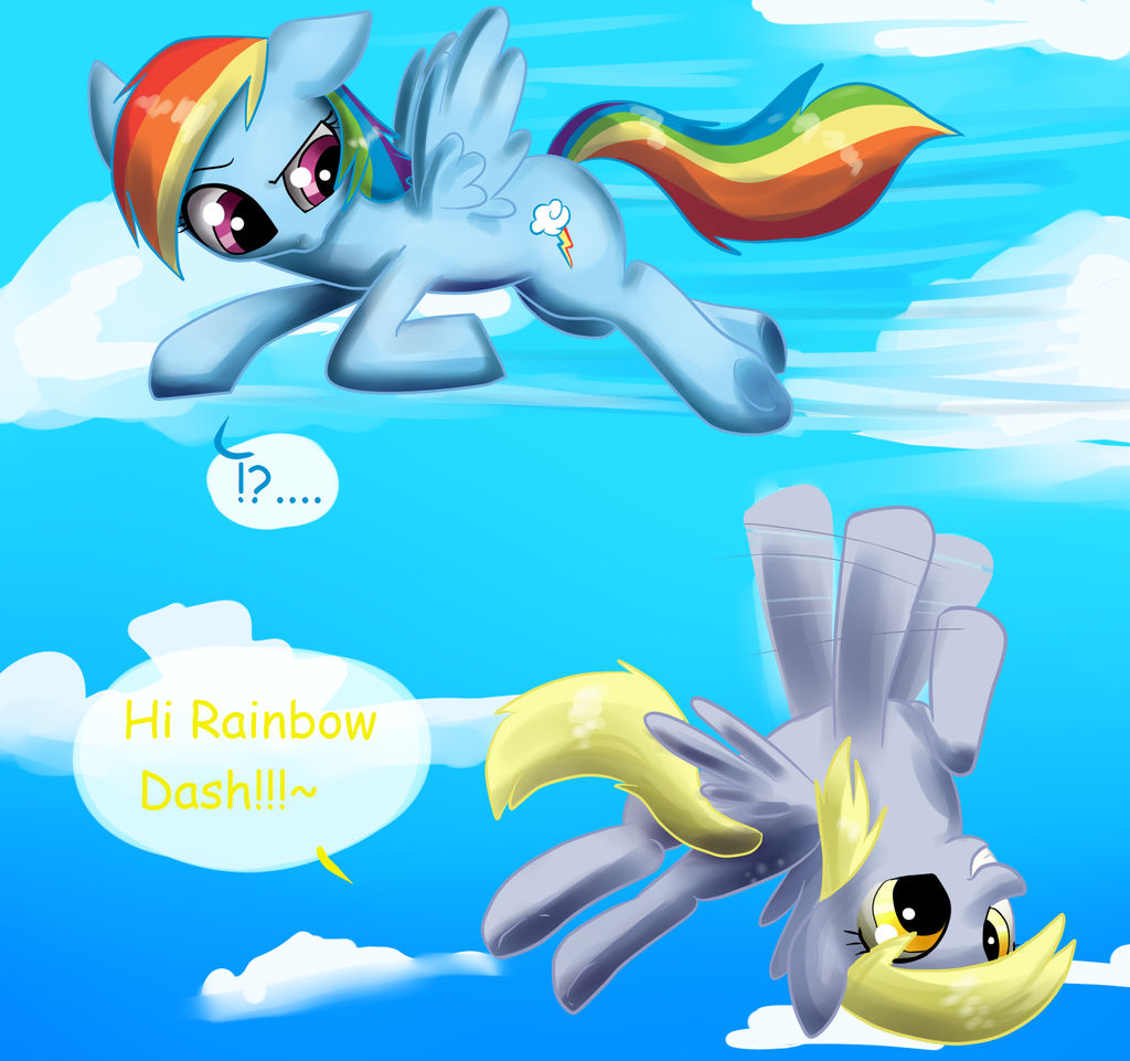 Derpy and Dashie