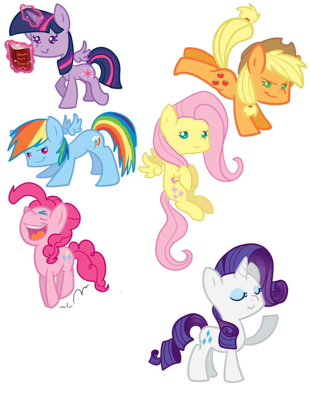 Mane Six cuties