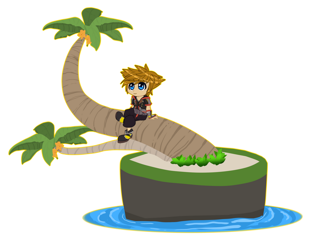 Sora chilln on his lill Island