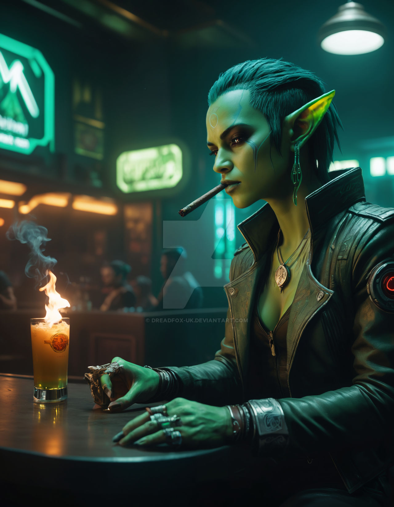 Shadowrun Faun Shadowrun - Cocktail night 1 by DreadFox-UK on DeviantArt