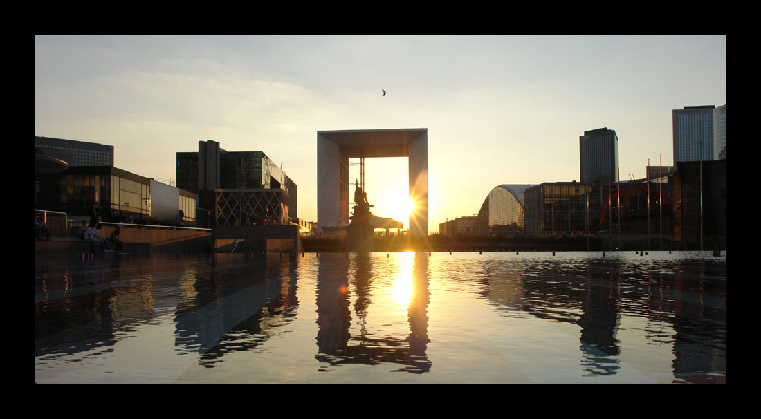 Grande Arche Sunset