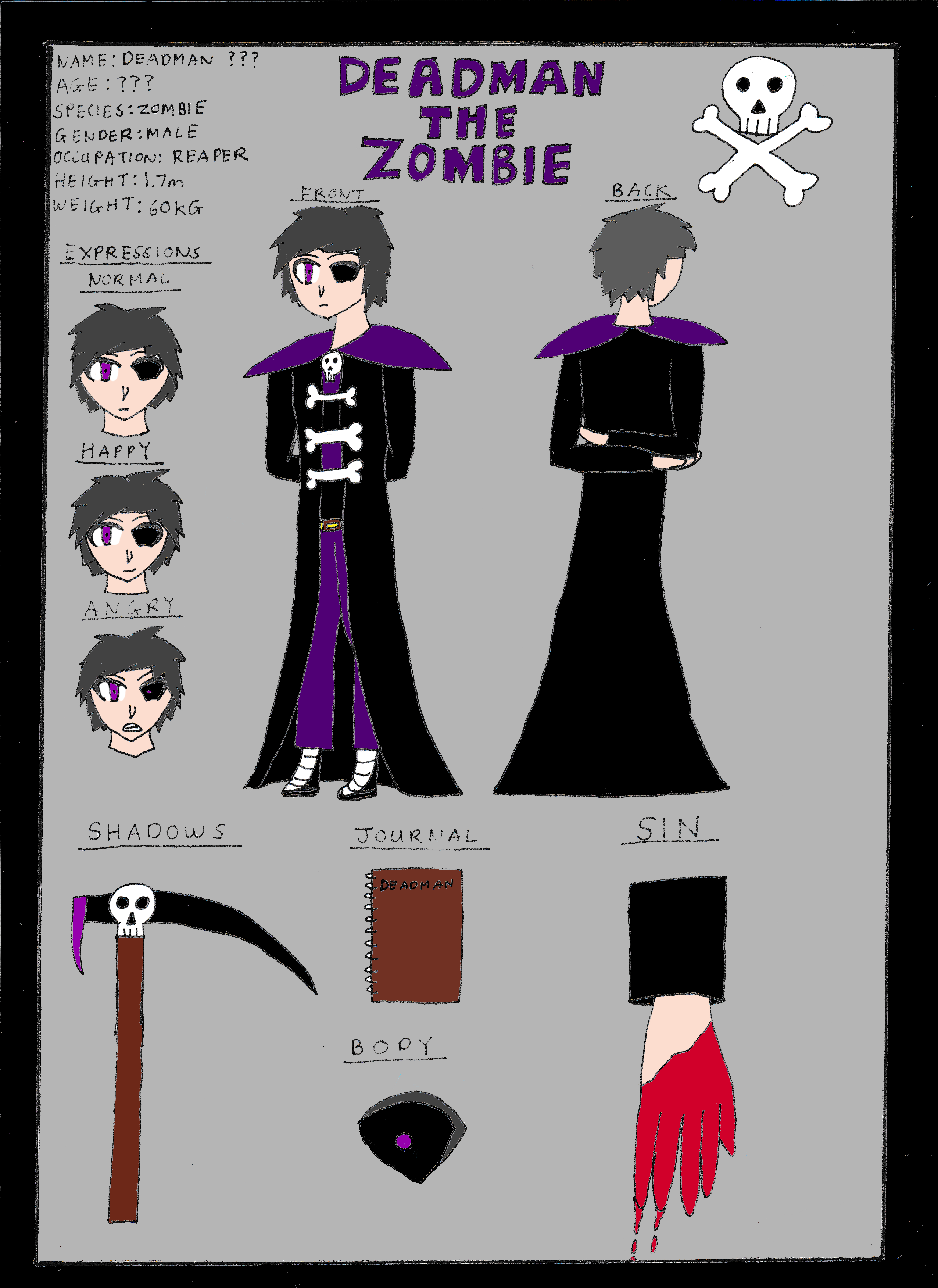 Dead Man Many Layout Deadman Reference Sheet by Thundernater on DeviantArt