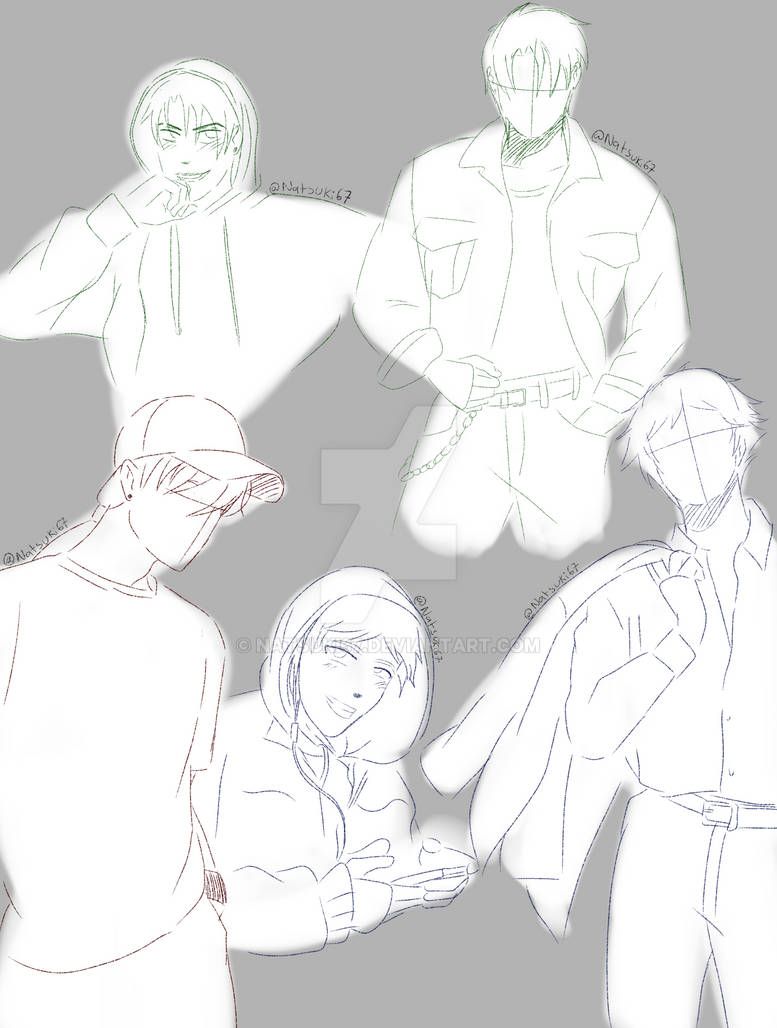 Sketch Rbl RRB Sketches Looks 1/2 by Natsuki67 on DeviantArt