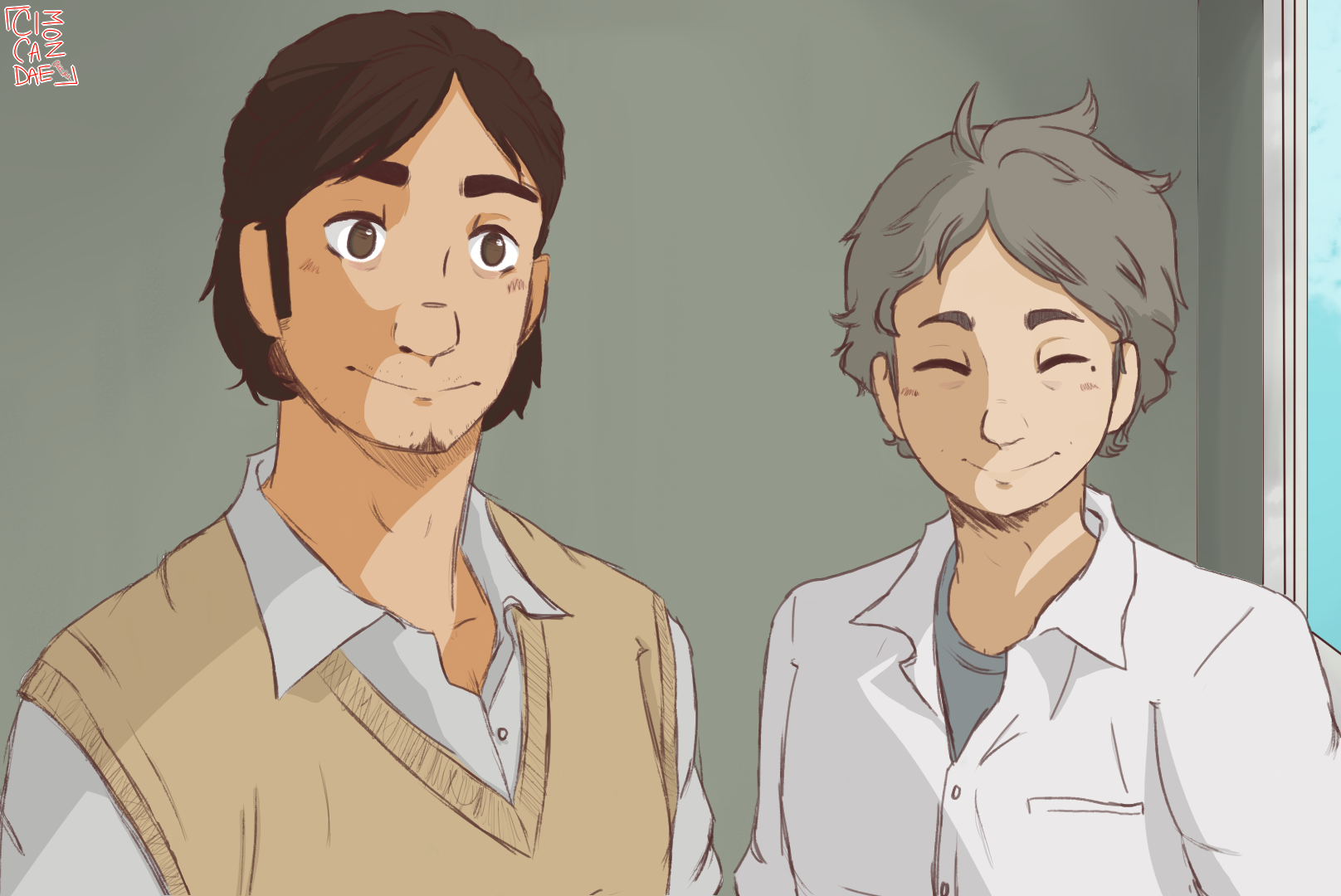 Screencap Redraw: Haikyuu!! by cicadaemon on DeviantArt