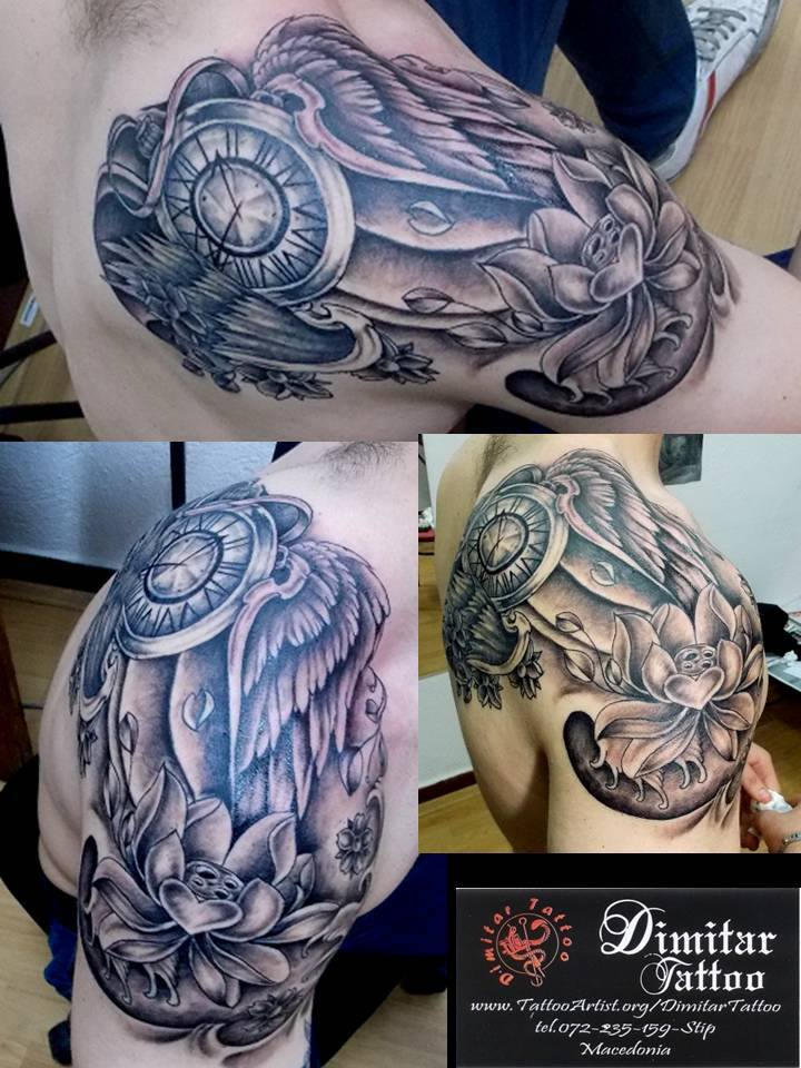 back and arm tattoo by DIMITARTATTOO on DeviantArt