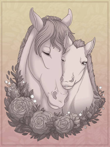 Mare-Foal Flowerwreath Base