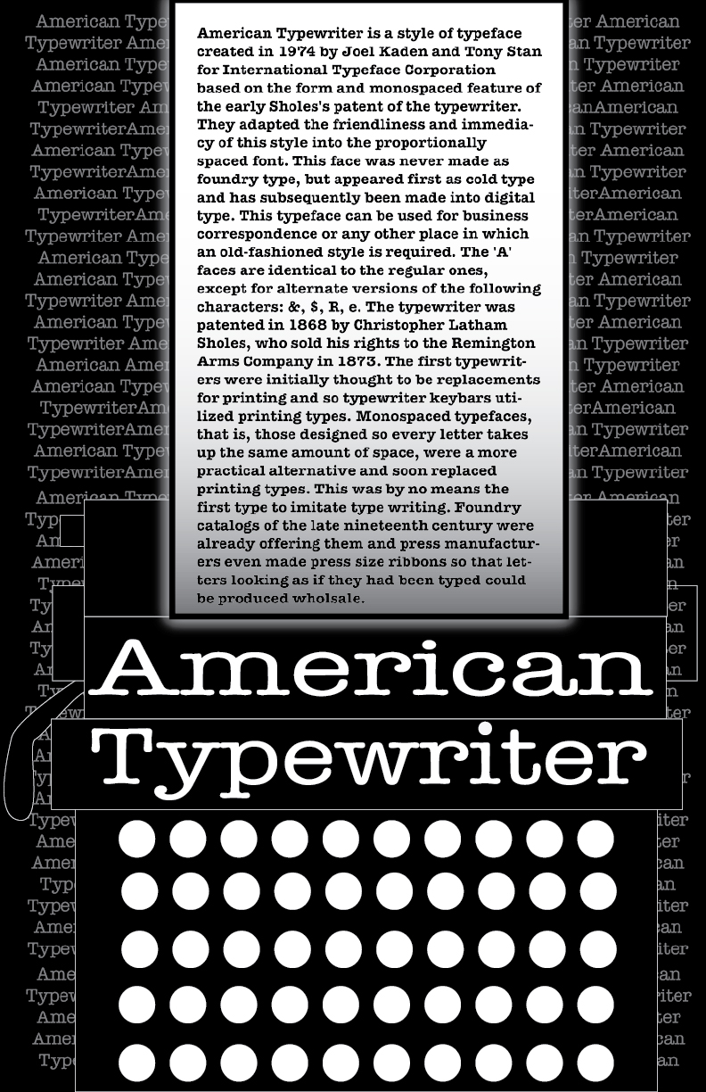 American Typewriter