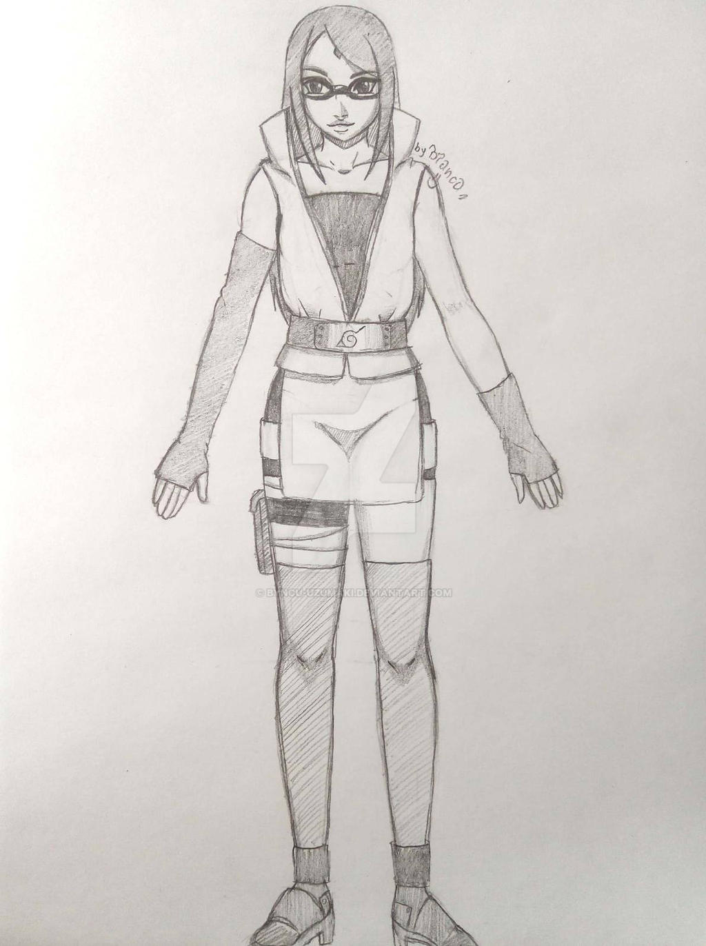 I redesigned Sarada Uchiha : r/mendrawingwomen