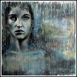 Lady in rain