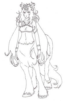 Centaur Line-Art