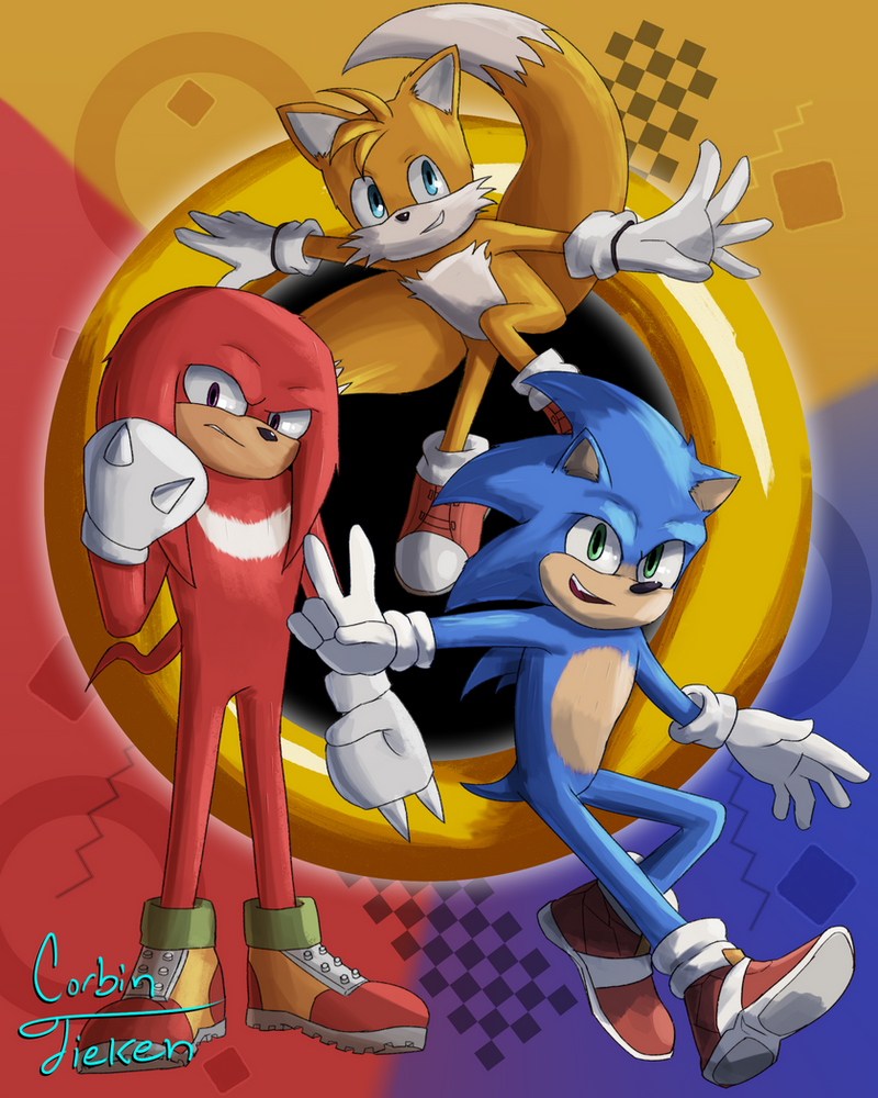 Sonic Movie 2 Poster Finished and Video Color By CraftyAndy — Weasyl