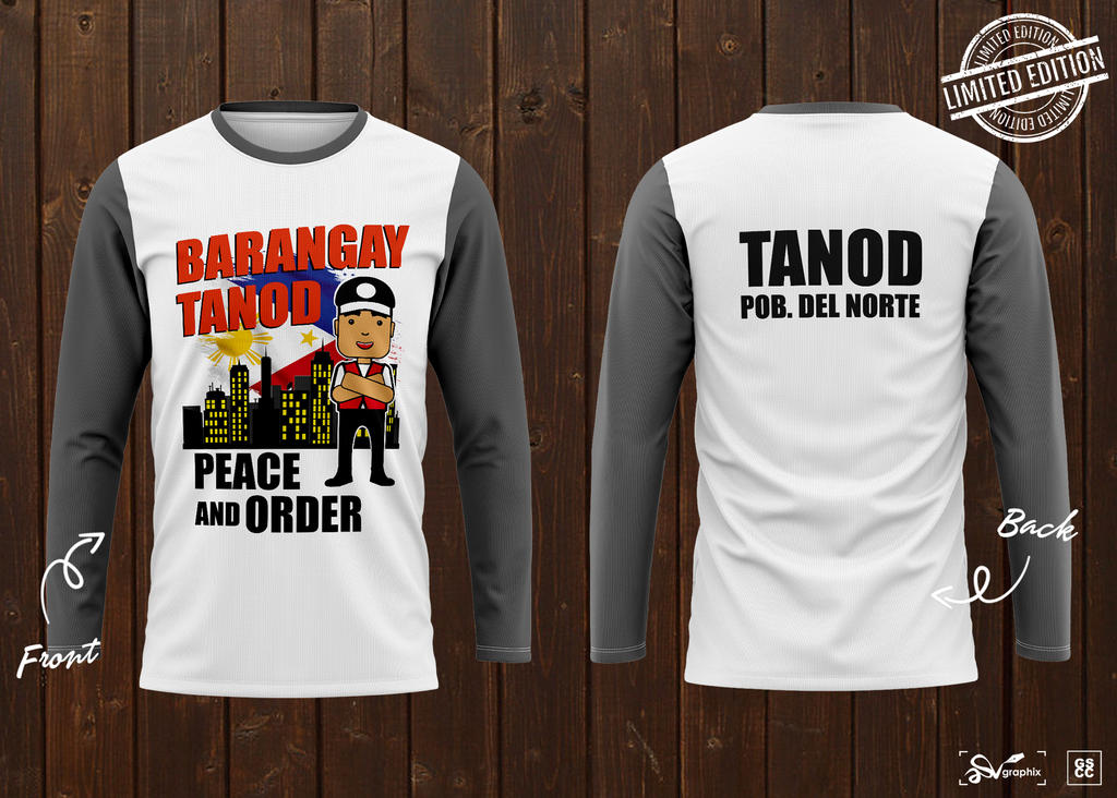 Barangay Tanod Long Sleeve design by aleksite on DeviantArt