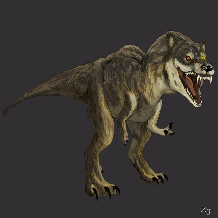 Wolfasaurus Rex by zachjacobs on DeviantArt