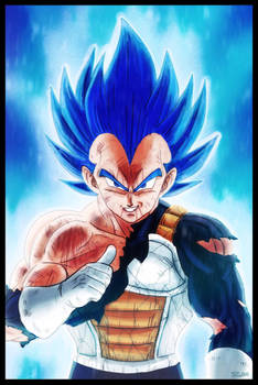 I Am Super Vegeta Royal Blue