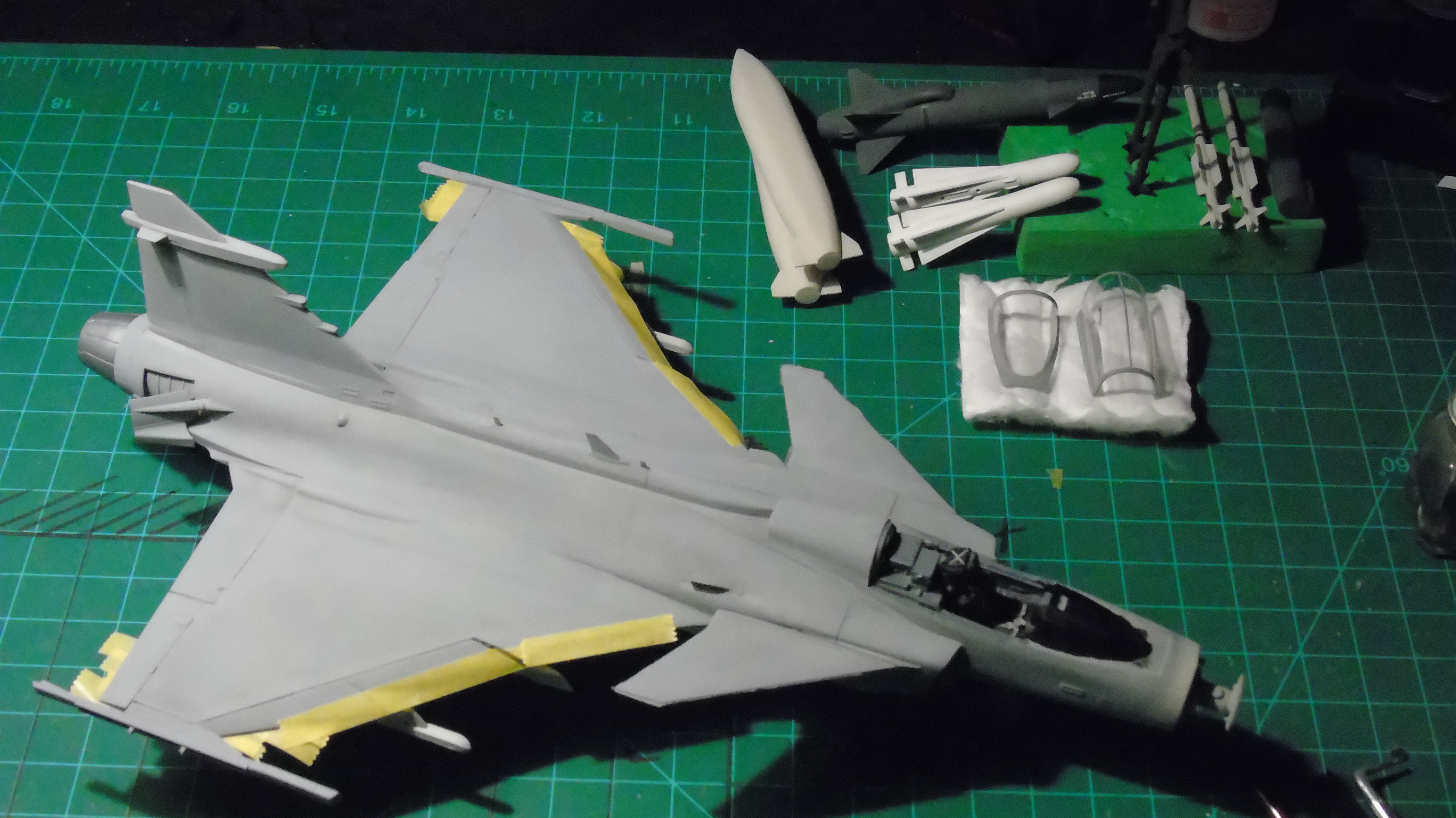 1/48 Scale JAS-39A/C Gripen Progress (things)