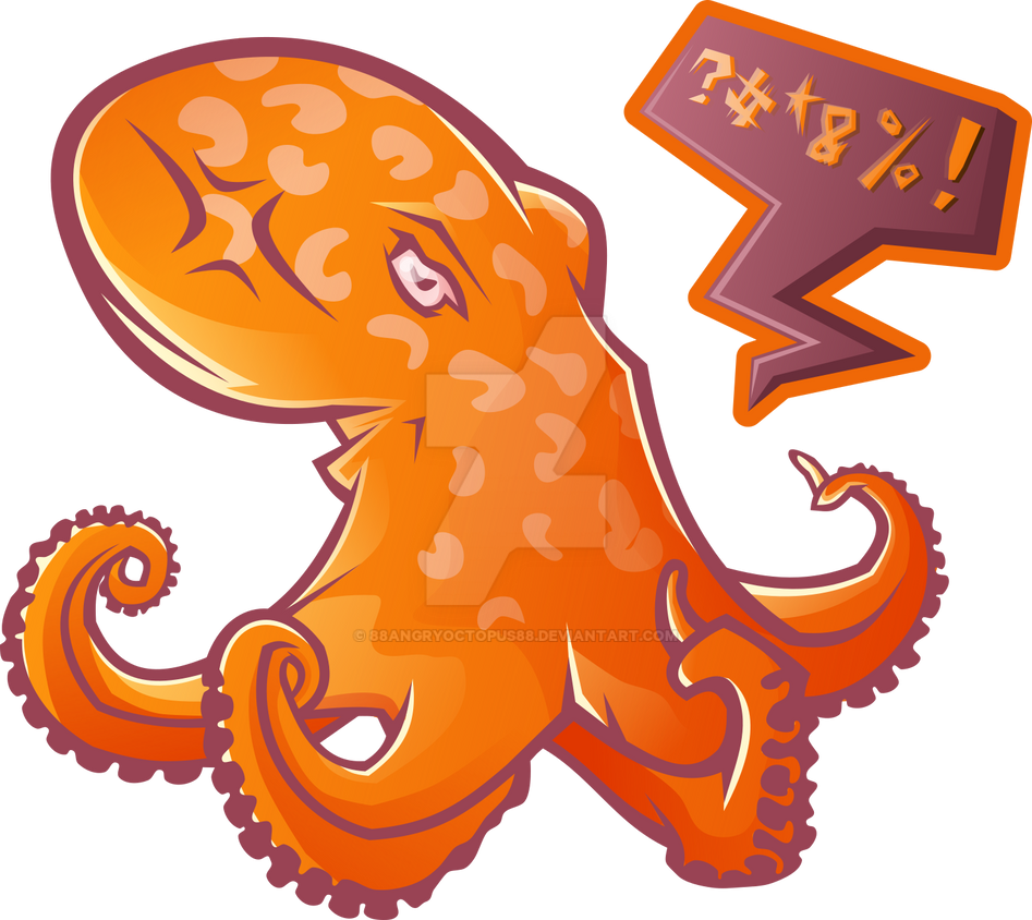 Angry Octopus by 88angryoctopus88 on DeviantArt