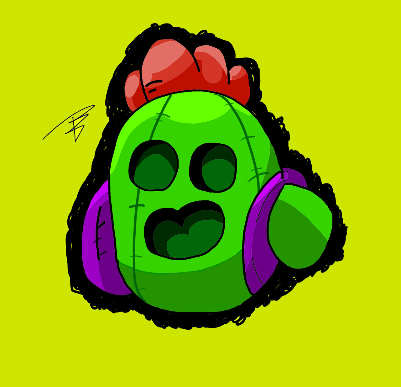 Spike Brawl Stars by Ethan-Rey on DeviantArt