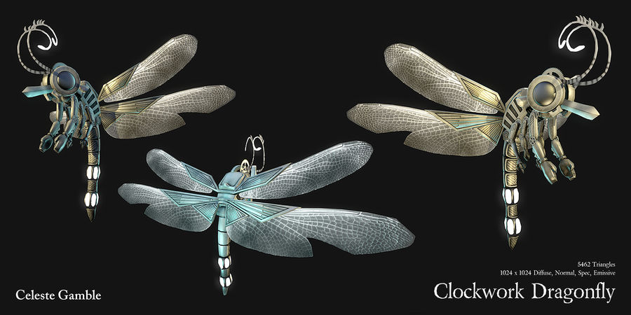 Clockwork Dragonfly