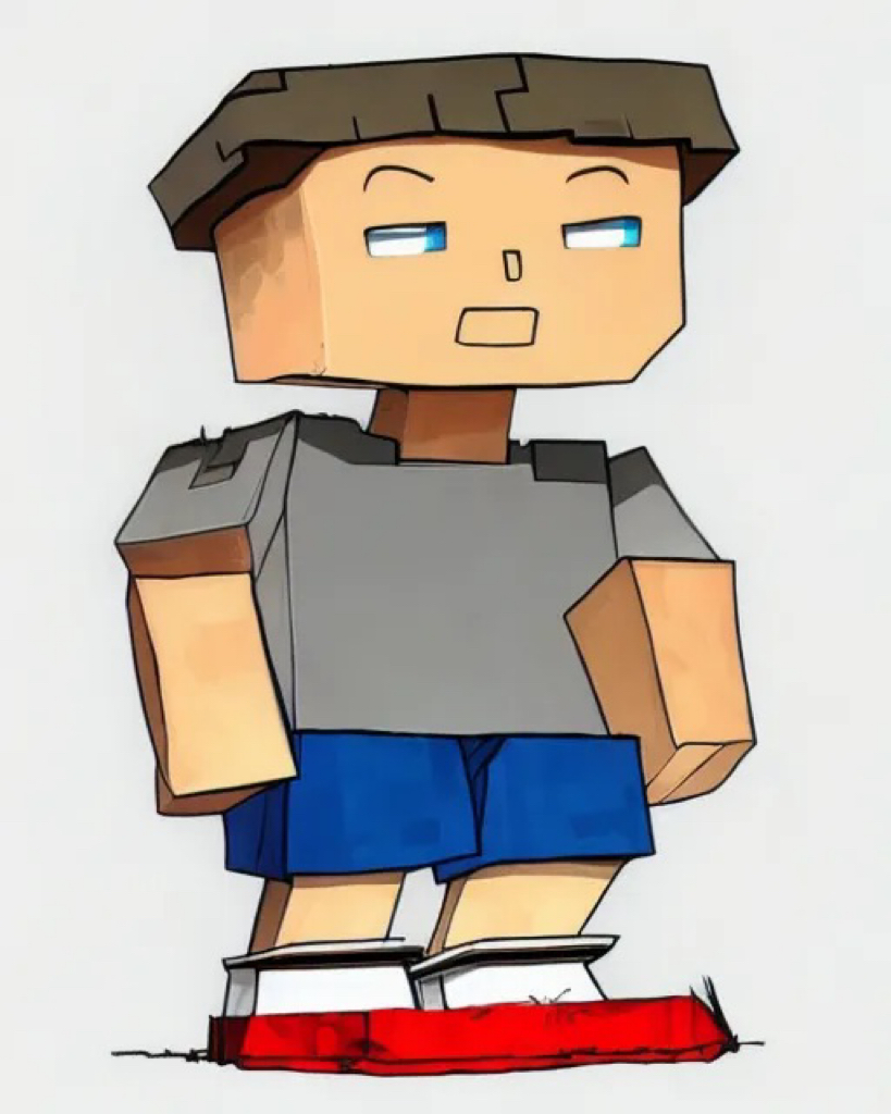 Buffed roblox noob by batnado on DeviantArt