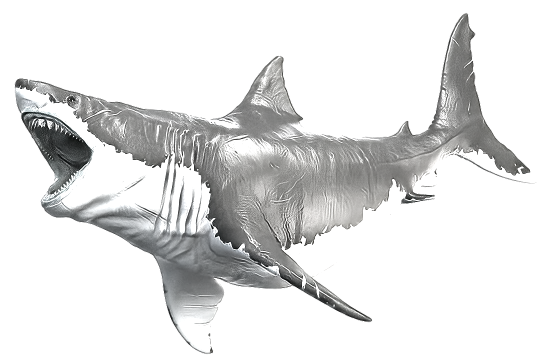 Steel megalodon by batnado on DeviantArt