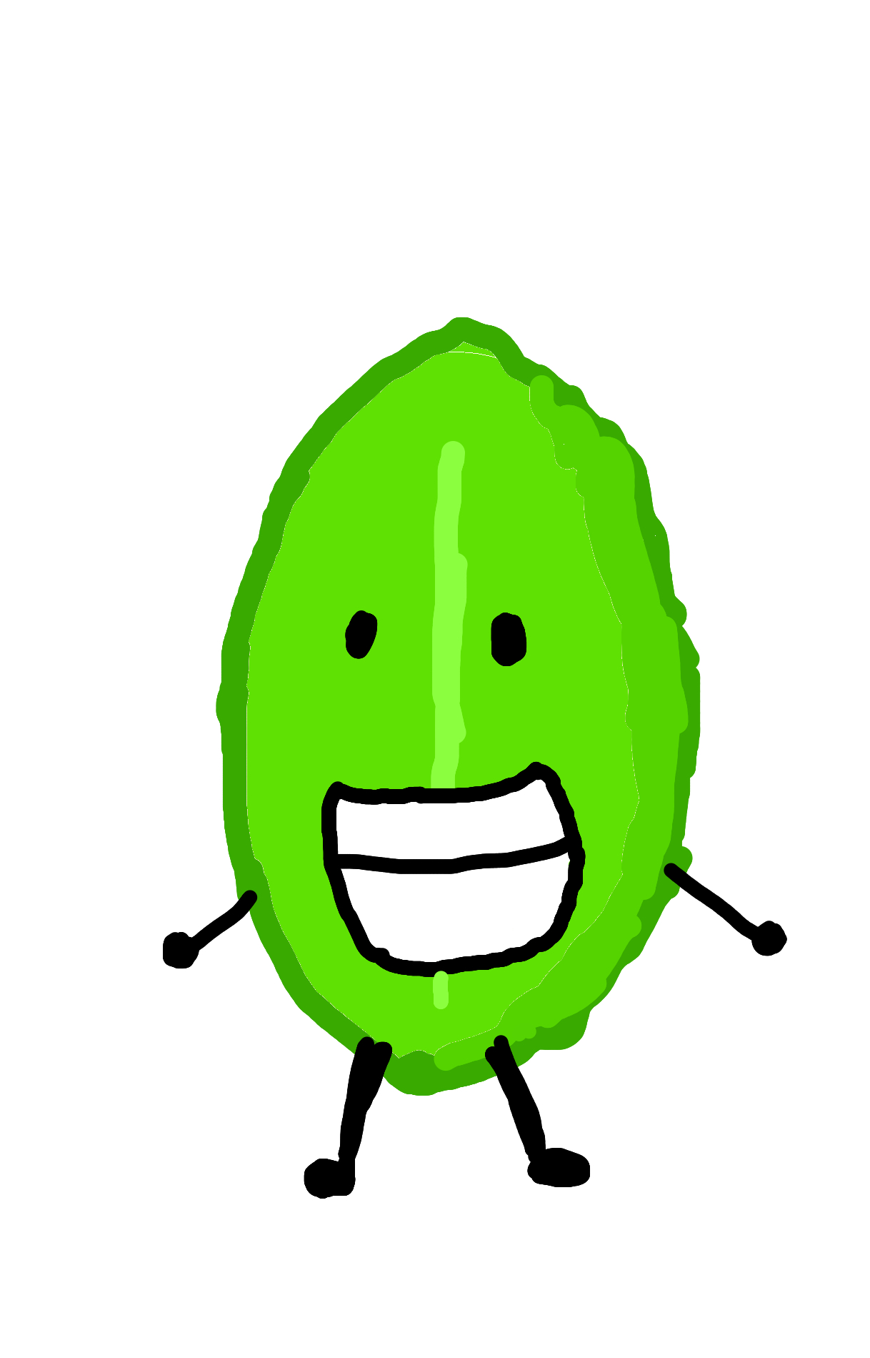 My drawing of leafy from bfdi by batnado on DeviantArt