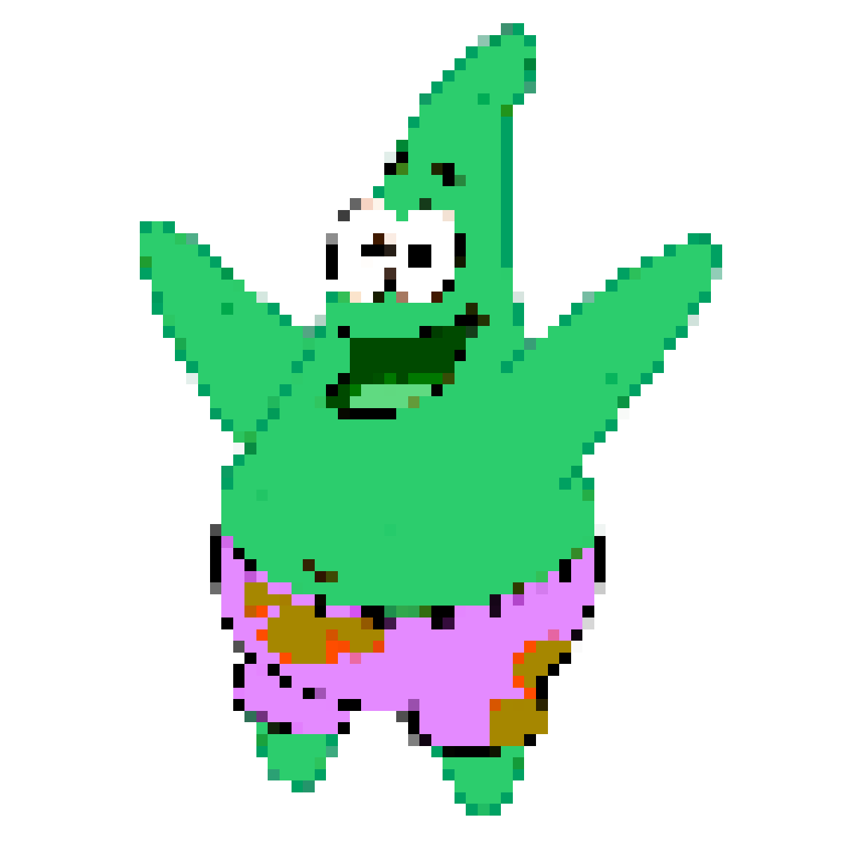 8 Bit Patrick 8bit crystal patrick by batnado on DeviantArt
