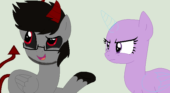 MLP: Darkiplier and OC Base by MLP-Blue-Bases