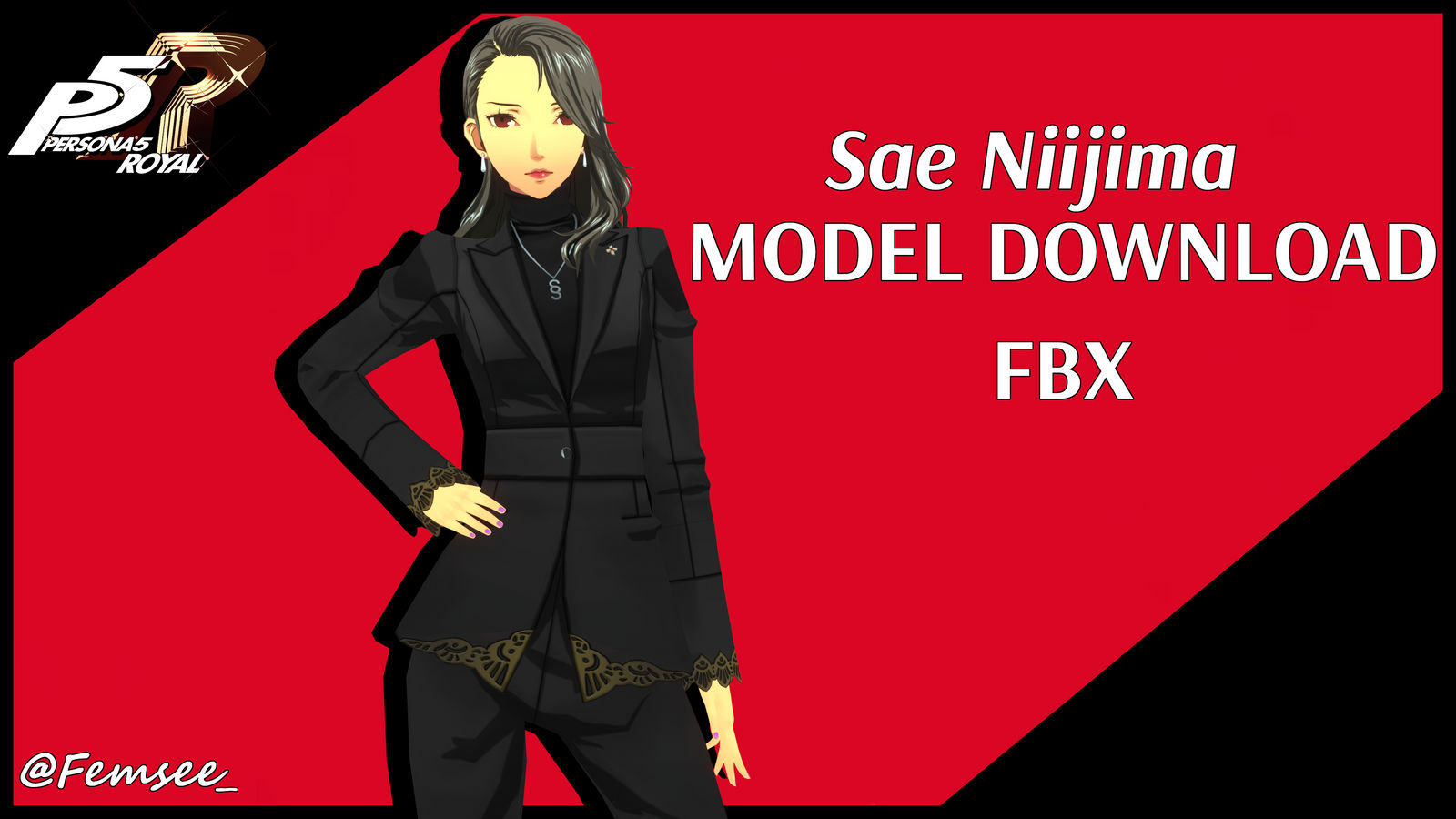 Sae Niijima P5D Style (DL) by FemSee0 on DeviantArt