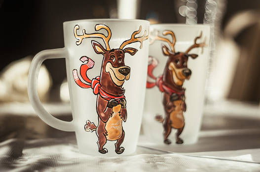 Christmas Raindeer Cups