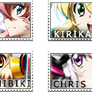 Static stamp Commission | Symphogear set