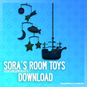 Sora's room toys - DL