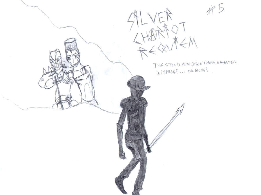 Silver Chariot Requiem JJBA by me, 2020 : r/drawing
