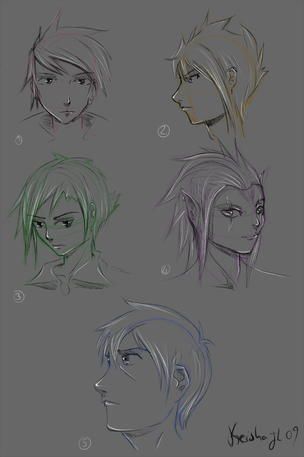 Java Male Faces Male Faces by keishajl on DeviantArt