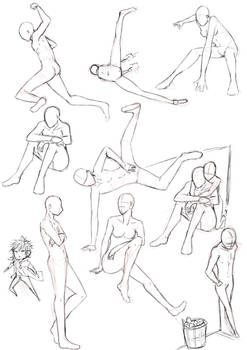 Poses sketches